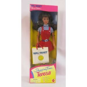 VINTAGE 1997 Walmart Shopping Time Teresa BARBIE New In Box Special Edition